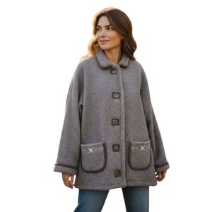 Carlo Briani Sherpa Reversible Anorac Jacket. XL.